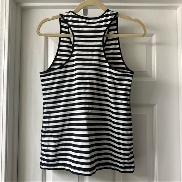J. Crew sleeveless black white top Medium - Picture 4 of 5